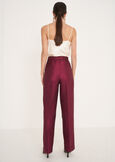 Paul straight-leg trousers VIOLA PURPLE Woman image number 4
