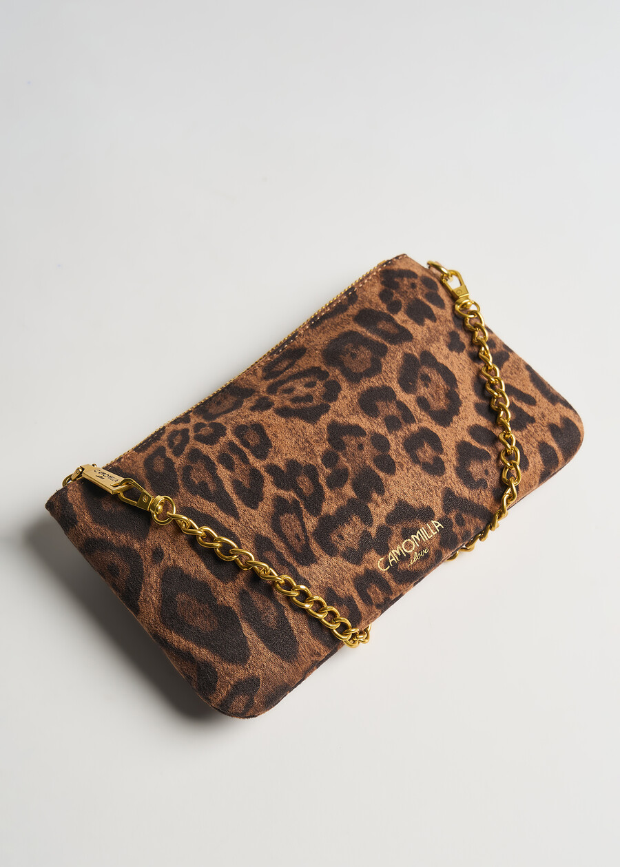 Tonga bag animalier sauvage MARRONE CARAMELLO Donna , immagine n. 3