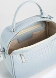 Bauletto Byl in ecopelle BIANCO WHITEBLU CELESTENERO BLACK Donna immagine n. 2