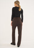 Pantalone Porter check MARRONE TERRA Donna immagine n. 4