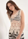 Top Tea In Crochet BEIGE Donna immagine n. 1