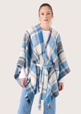 Mantella Marra con fantasia check BLUE COLONIALBEIGE TAUPE Donna immagine n. 2