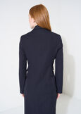 Giselle bi-stretch single-breasted jacket NERO BLACKBEIGE GESSOBLU Woman image number 4
