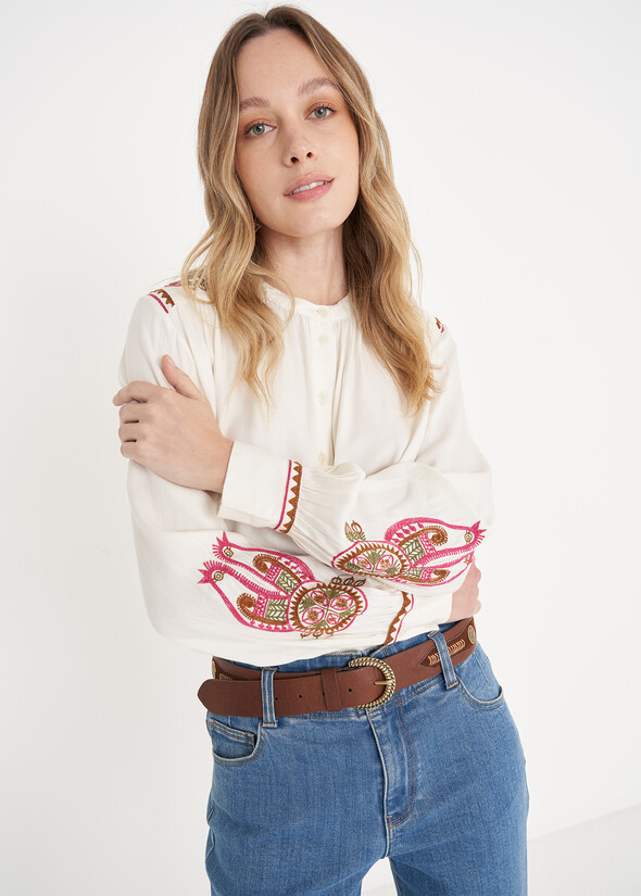 Camicia Cassya 100% rayon BIANCO WHITE Donna null