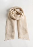 Sciarpa Suellen pliss&eacute; in lurex BEIGE LATTEGOLD Donna immagine n. 1