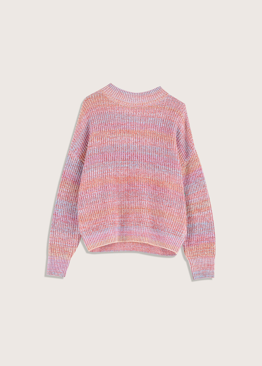 Maglia Madalyn effetto mélange ROSA PETALO Donna , immagine n. 4