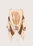 Blusa Caral in crêpe BEIGE Donna immagine n. 4