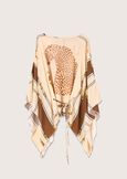 Caral crêpe fabric blouse BEIGE Woman image number 4