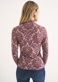 T-shirt Simona collo alto BLU MIDNIGHTROSA Donna immagine n. 3