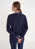 Cardigan Croxie in filo di viscosa BLU Donna immagine n. 3
