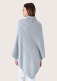 Milla poncho with strass GRIGIO CLOUDROSA CIPRIA Woman image number 3
