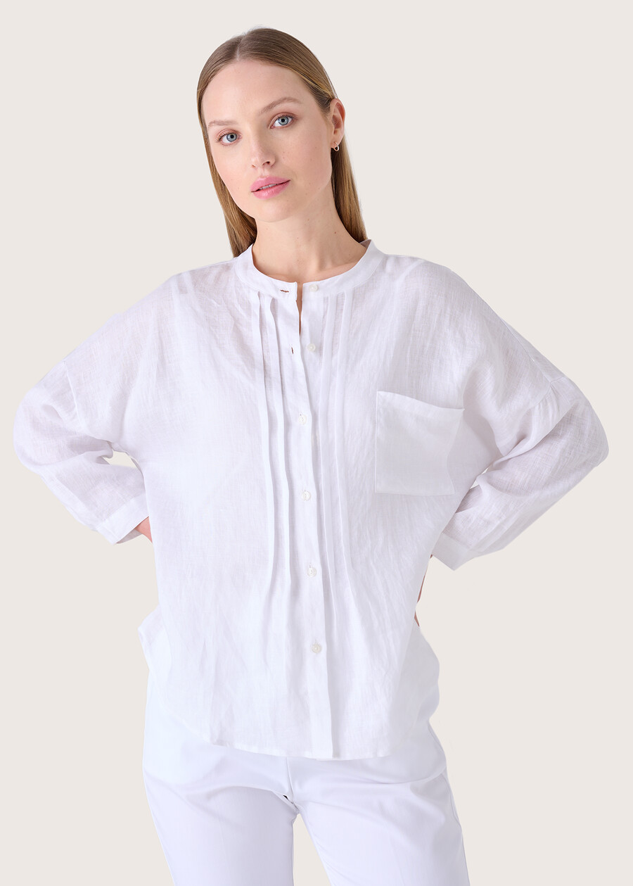 Camicia Cilly 100% lino BIANCO Donna , immagine n. 1