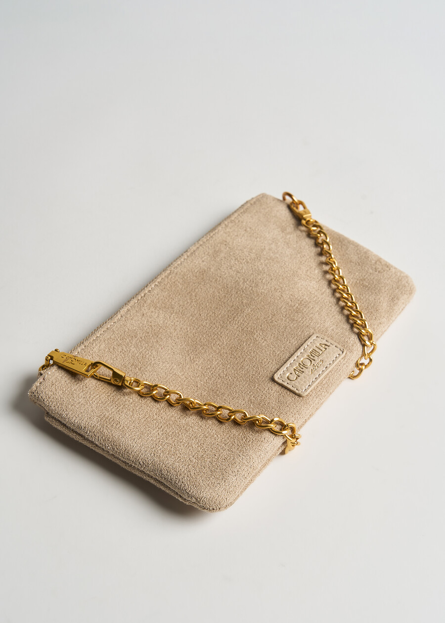 Pochette Tonga dettaglio catena BEIGE Donna , immagine n. 2