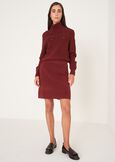 Magda turtleneck sweater with openwork design ROSSO CHIANTI Woman image number 4