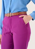 Jacquelid technical fabric trousers VIOLA IRIS Woman image number 3