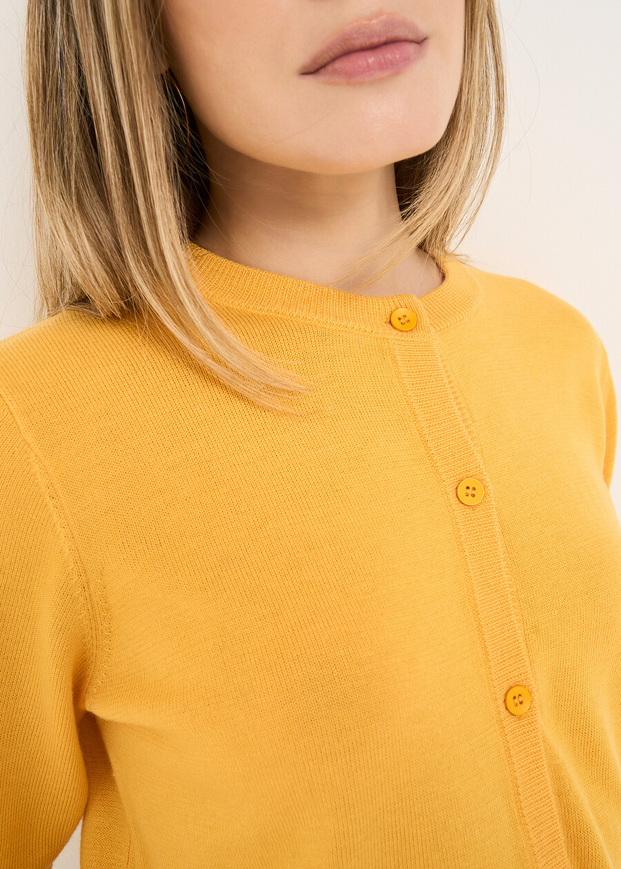 Cardigan Clio a girocollo ARANCIONEROSSO Donna , immagine n. 3