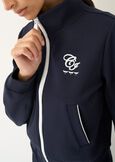 Fanny cropped sweatshirt BLU Woman image number 2