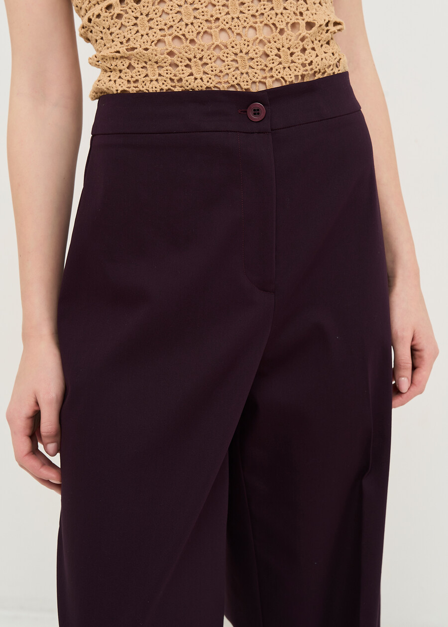 Pantaloni Payper baggy cotone VIOLA Donna , immagine n. 3