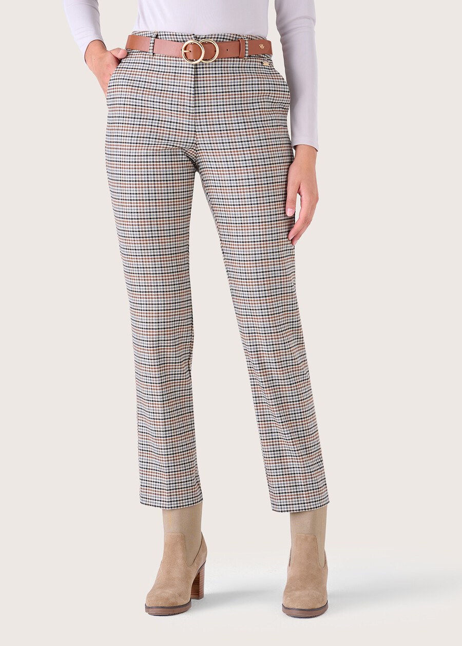 Alice polyviscose trousers BEIGE TAUPE Woman , image number 2