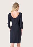 Abito Adriana in cady NERO BLACK Donna immagine n. 4