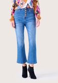 Jacque cotton denim trousers DENIM Woman image number 2
