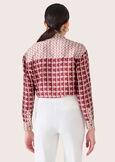 Camicia Catia in satin ROSSO BORDEAUX Donna immagine n. 4