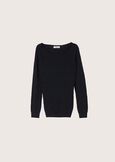 Morata jersey with pearls NERO BLACK Woman image number 4