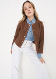 Giubbino Gaia 100% vera pelle MARRONE Donna immagine n. 3