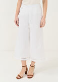 Pinocchietto Polly ricamato BIANCO WHITE Donna immagine n. 2