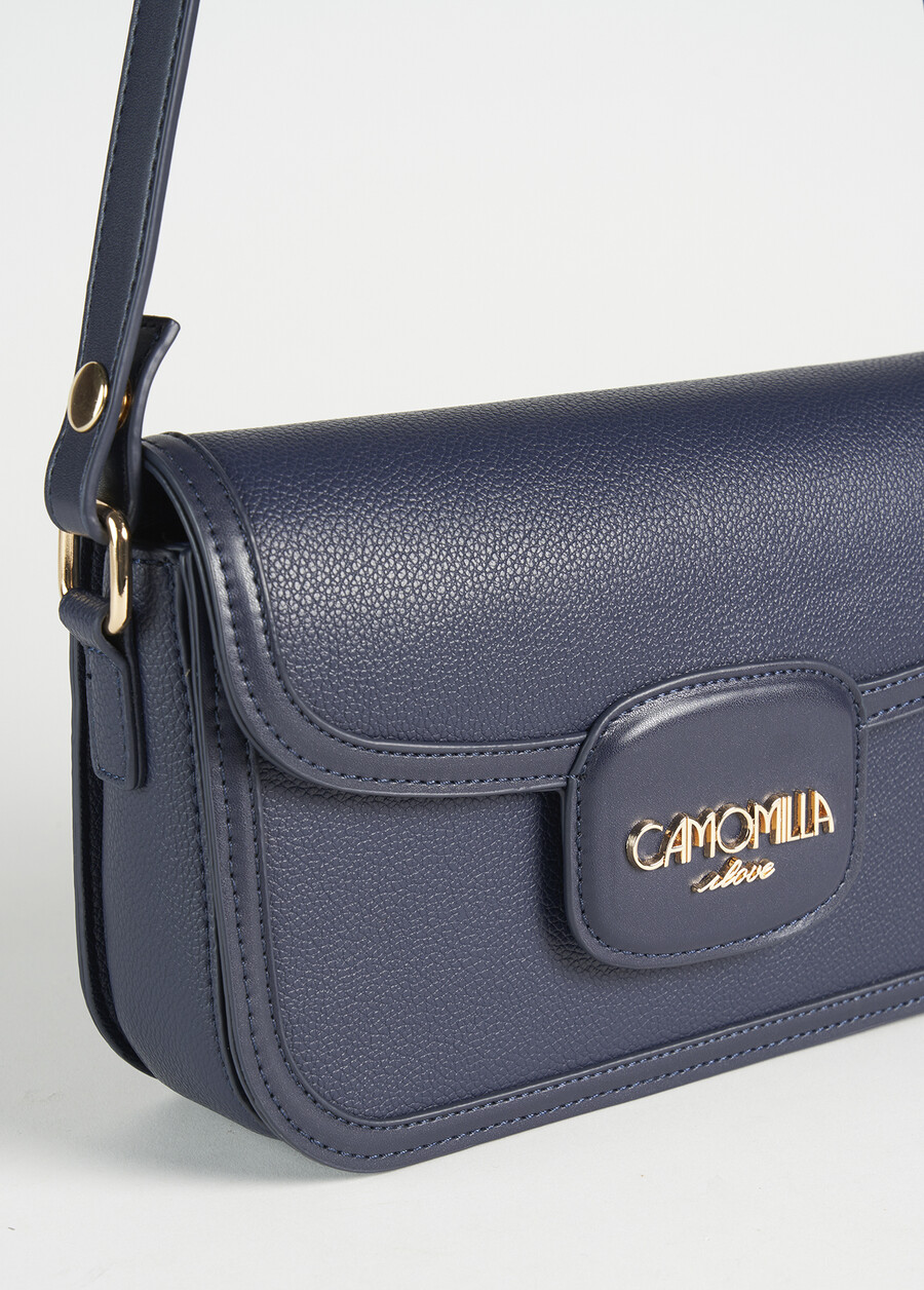 Breona Big eco-leather crossbody bag BIANCO WHITEBLUE OLTREMARE  Woman , image number 4