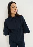 Camicia Cely corta in cotone VERDEBLU Donna immagine n. 2