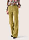 Pantalone Giorgia in velluto VERDE GOLDEN Donna immagine n. 4