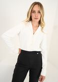 Clelia heavy jersey shirt BIANCO Woman image number 1