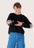 Maglia Salak 100% cotone NERO Donna immagine n. 2