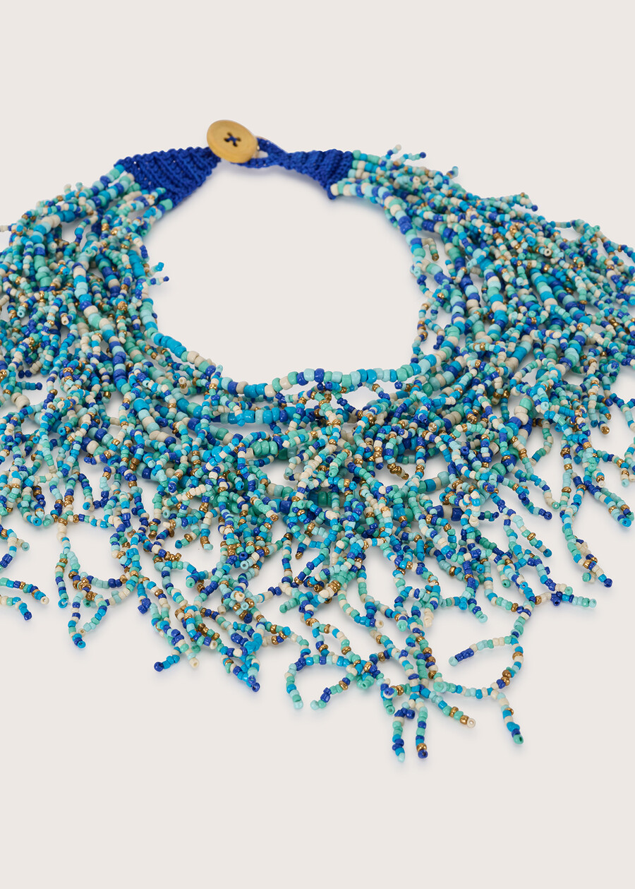Gwen necklace with beads BLU Woman , image number 3