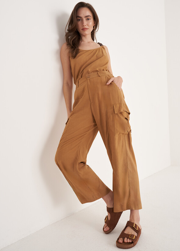 Praiano Vargo-Style Trousers BEIGE DUNE Woman null