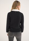 Cardigan Crazy con dettagli camicia BLUBIANCO WHITE Donna immagine n. 4