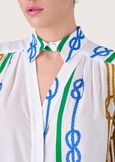Camicia Camelia 100% viscosa BIANCO Donna immagine n. 2