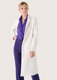Cappotto in panno Sandra BEIGE LANA Donna immagine n. 2