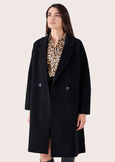 Corinne 100% woolen coat NERO BLACKBEIGE CAMMELLO Woman image number 3