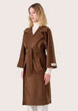 Cleope brown woolen coat MARRONE JAVA Woman image number 4