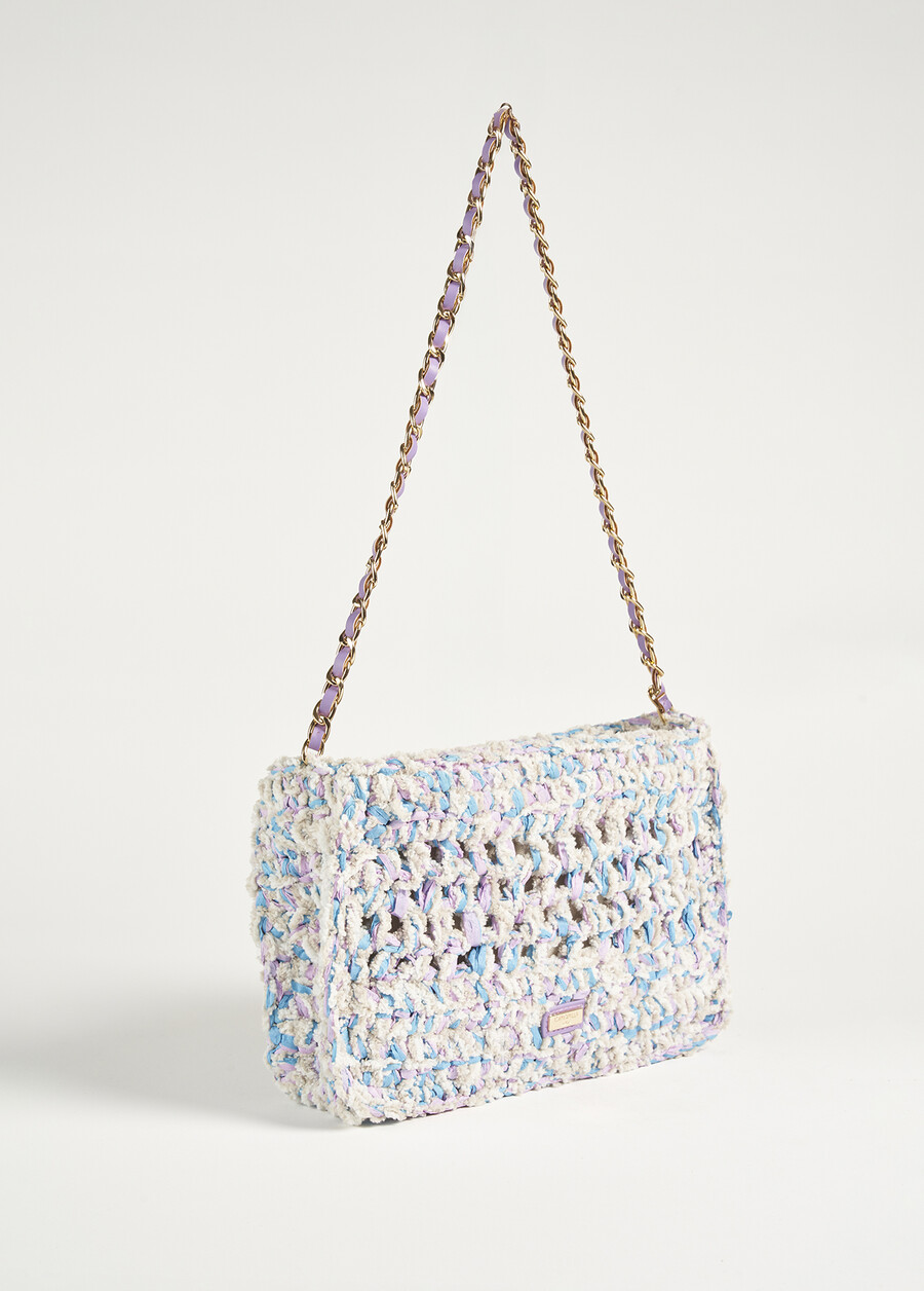 Bila woven paper clutch bag VIOLA MULBERRYBEIGE AVENA Woman , image number 1