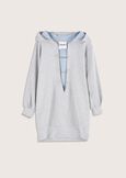 Suzanne sweater with pearls and chains GRIGIO MEDIUM GREY Woman image number 5
