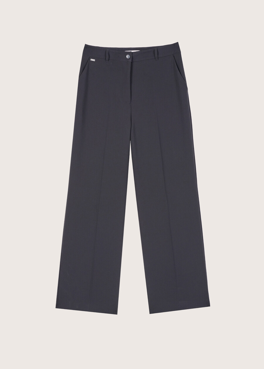 Ashley technical fabric trousers NERO BLACKVIOLA FRESIA Woman , image number 7