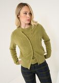 Cardigan Chiara in lana cashmere ROSSO BORDEAUXVERDE Donna immagine n. 1