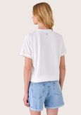 T-shirt Syria con scollo a barca BIANCO Donna immagine n. 3