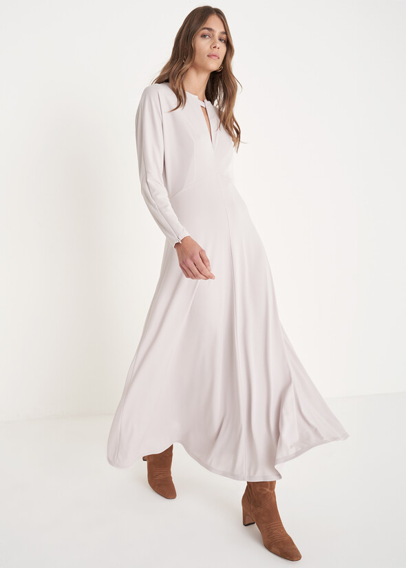 Abito lungo Amir in jersey GRIGIO GREY Donna null