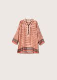 Blusa Candice in satin ROSSO CORALLO Donna immagine n. 4