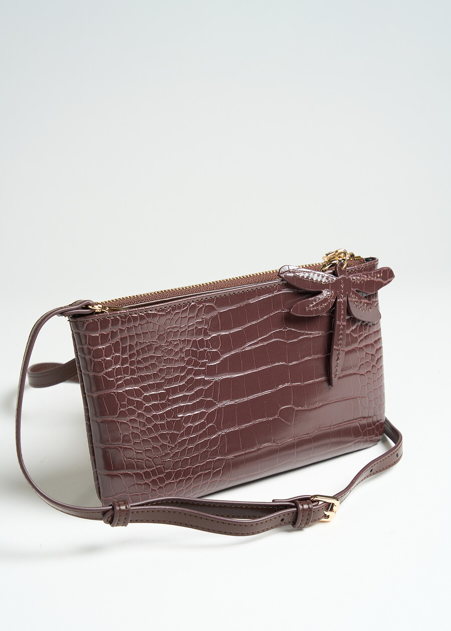 Borsa Tonga cocco con libellula MARRONENERO Donna , immagine n. 2