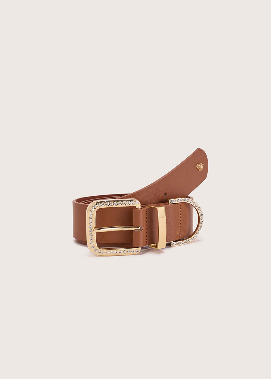 Cintura Carmen con strass MARRONE AMBER Donna , immagine n. 1